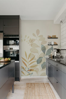 R18382 Grow Amber Simplicity Mural by Rebel Walls