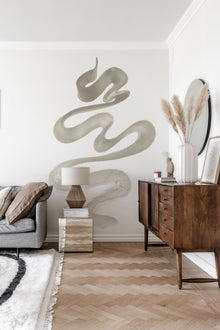 R18412 Stroke Sand Simplicity Mural by Rebel Walls