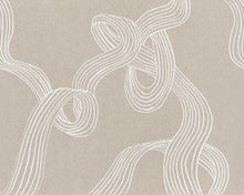R18421 Stripes Sand Simplicity Mural by Rebel Walls