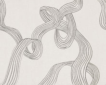 R18422 Stripes Graphite Simplicity Mural by Rebel Walls
