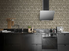 R18512 Bricks Sand Pops Wallpaper by Rebel Walls