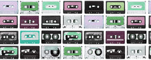 R18516 Casette Tape Purple Rain Pops Wallpaper by Rebel Walls