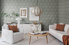 R18526 Hexagon Tiles Jade Pops Wallpaper by Rebel Walls