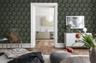 R18527 Hexagon Tiles Emerald Pops Wallpaper by Rebel Walls