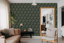 R18527 Hexagon Tiles Emerald Pops Wallpaper by Rebel Walls