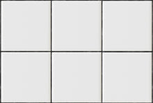 R18536 Square Tiles Clean White Pops Wallpaper by Rebel Walls