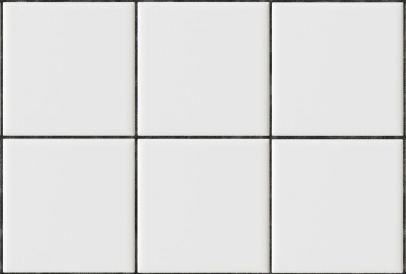 R18536 Square Tiles Clean White Pops Wallpaper by Rebel Walls