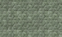 R18537 Small Birch Bark Braids Forest Green Pops Wallpaper by Rebel Walls