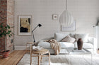 R18538 Small Birch Bark Braids Snow White Pops Wallpaper by Rebel Walls