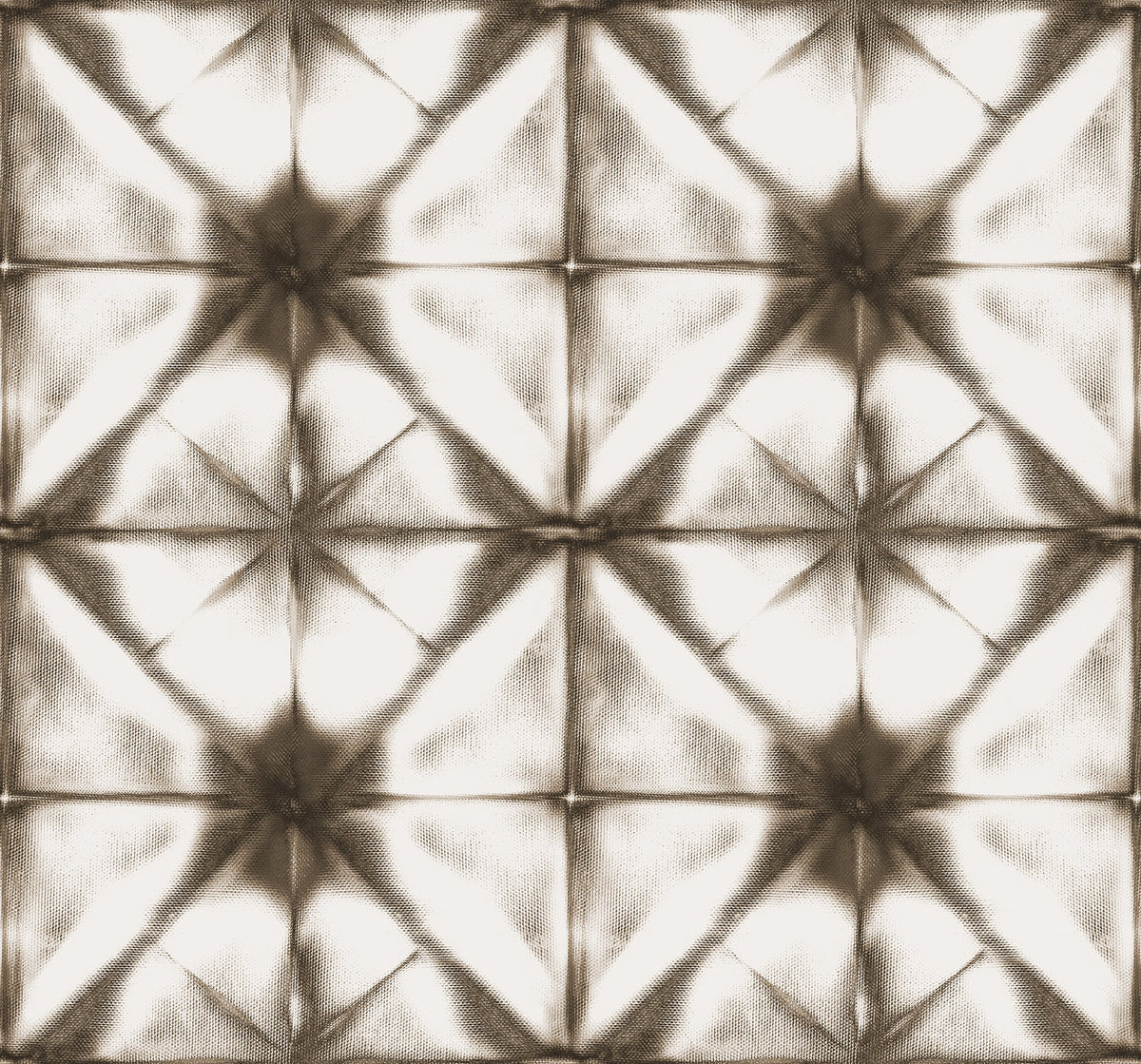 R18541 Tie Dye Kaleidoscope Brown Pops Wallpaper by Rebel Walls