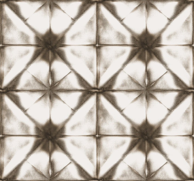 R18541 Tie Dye Kaleidoscope Brown Pops Wallpaper by Rebel Walls