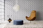 R18542 Tie Dye Kaleidoscope Gray Pops Wallpaper by Rebel Walls