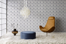 R18542 Tie Dye Kaleidoscope Gray Pops Wallpaper by Rebel Walls