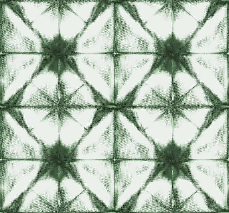 R18543 Tie Dye Kaleidoscope Green Pops Wallpaper by Rebel Walls