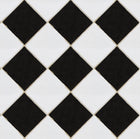 R18551 Checkered Tiles Black & White Pops Wallpaper by Rebel Walls