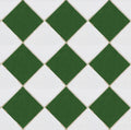 Checkered Tiles White & Green Pops Wallpaper by Rebel Walls