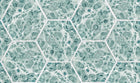 R18559 Marbled Hexagon Tiles Green Pops Wallpaper by Rebel Walls