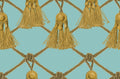 Tassels Soft Turquoise Pops Wallpaper by Rebel Walls
