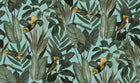 R18563 Birds of Paradise Lush Green Pops Wallpaper by Rebel Walls
