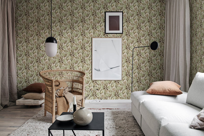 R18565 Birds of Paradise Bright Dawn Pops Wallpaper by Rebel Walls