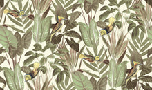 R18565 Birds of Paradise Bright Dawn Pops Wallpaper by Rebel Walls