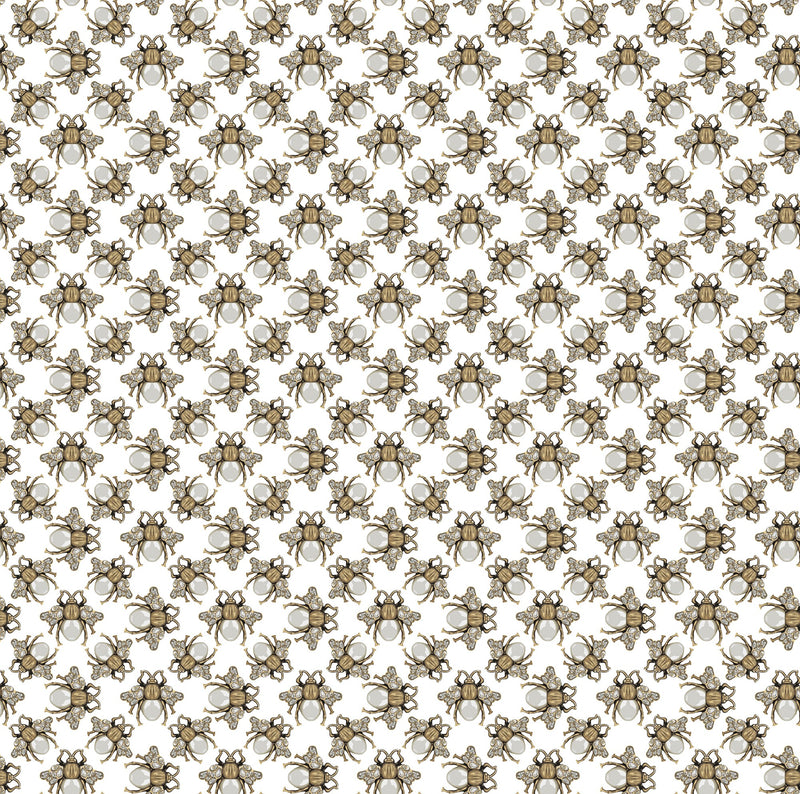 R18568 Small Jewel Wings Diamond White Pops Wallpaper by Rebel Walls