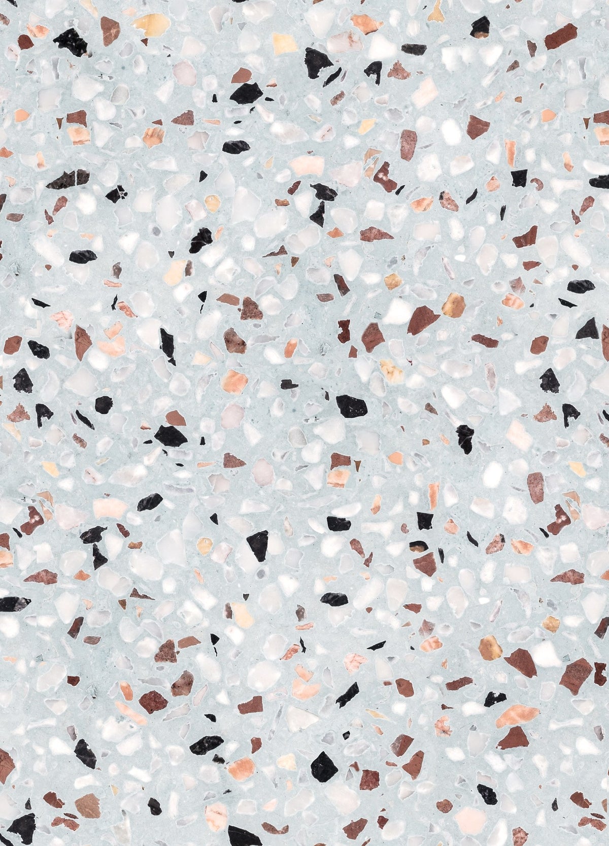 R18570 Terrazzo Ice Blue Pops Wallpaper by Rebel Walls