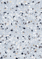 R18572 Terrazzo Ocean Blue Pops Wallpaper by Rebel Walls