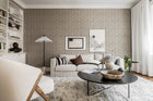 R18573 Art Deco Palms Gold Pops Wallpaper by Rebel Walls