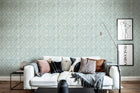 R18574 Art Deco Palms Silver Pops Wallpaper by Rebel Walls