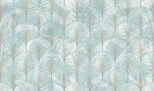 R18574 Art Deco Palms Silver Pops Wallpaper by Rebel Walls