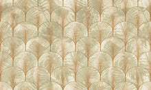 R18575 Art Deco Palms Bronze Pops Wallpaper by Rebel Walls