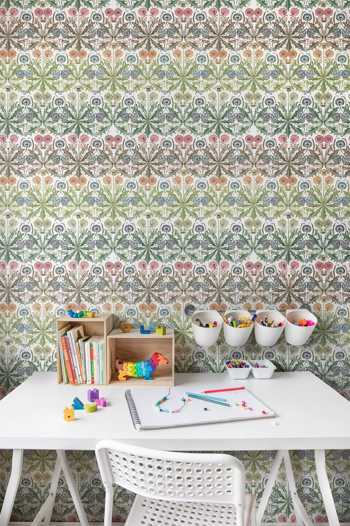 R18579 Dear Little Dandelion Rainbow Pops Wallpaper by Rebel Walls