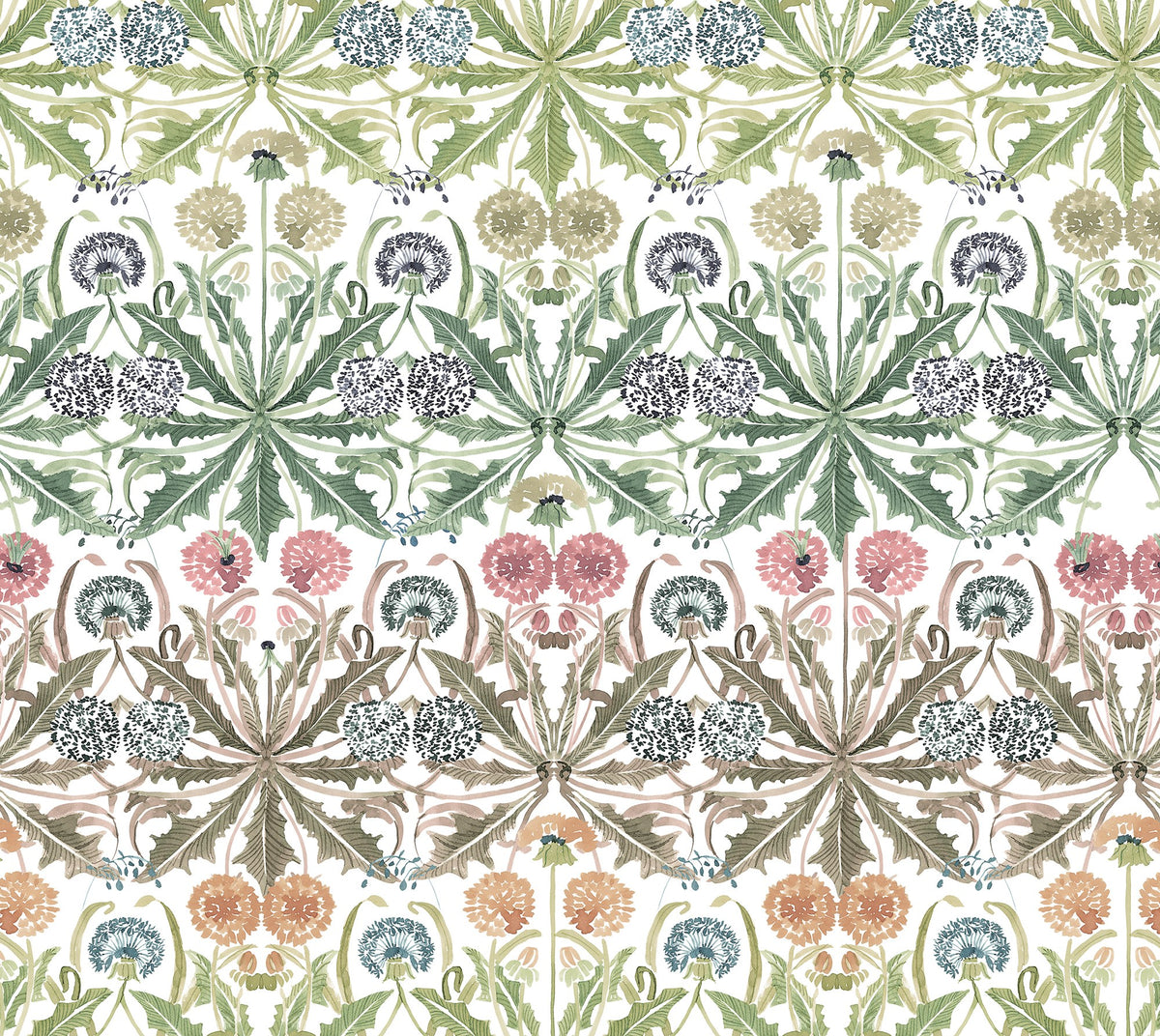 R18579 Dear Little Dandelion Rainbow Pops Wallpaper by Rebel Walls
