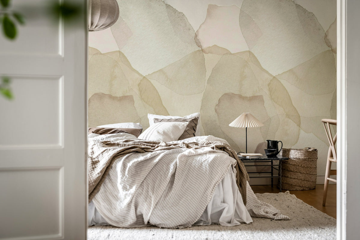 R18588 Petals Sand Simplicity Mural by Rebel Walls