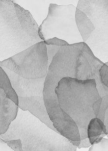 R18589 Petals Graphite Simplicity Mural by Rebel Walls