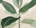 Ruby Green Simplicity Mural by Rebel Walls
