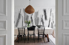 R18592 Tear Graphite Pops Mural by Rebel Walls