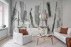 R18592 Tear Graphite Pops Mural by Rebel Walls
