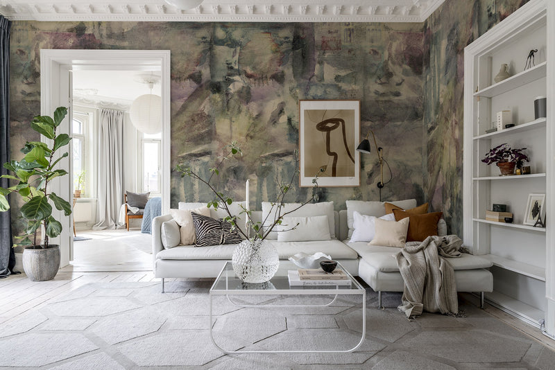 R18605 Paper Mache Multi Pops Mural by Rebel Walls