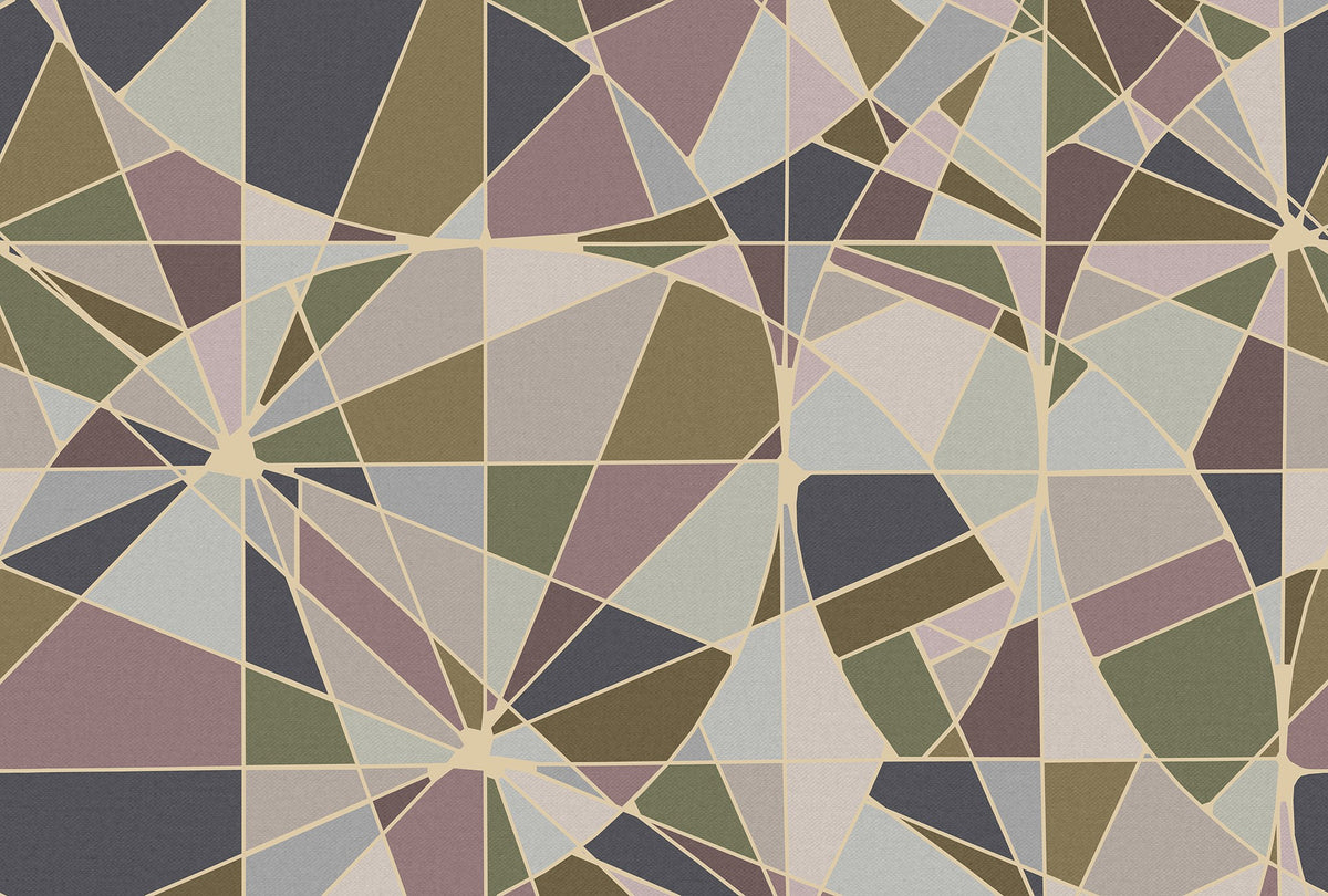 R18616 Facet Retro Pops Mural by Rebel Walls