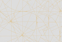 R18617 Facet Gold Pops Mural by Rebel Walls