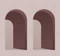 Arch Pink Simplicity Mural by Rebel Walls