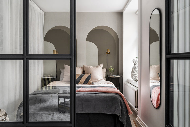R18620 Arch Sand Simplicity Mural by Rebel Walls