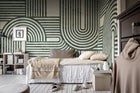 R18623 Twine Moss Simplicity Mural by Rebel Walls