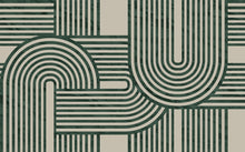 R18623 Twine Moss Simplicity Mural by Rebel Walls