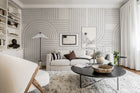 R18625 Twine Gray Simplicity Mural by Rebel Walls