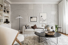 R18625 Twine Gray Simplicity Mural by Rebel Walls