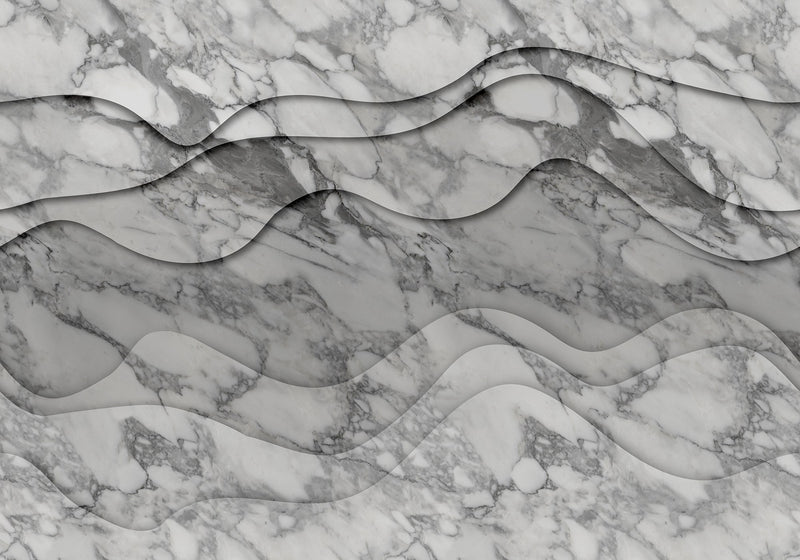 R18626 3D Wave Marble Pops Mural by Rebel Walls