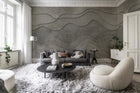 R18627 3D Wave Sand Pops Mural by Rebel Walls